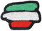 2 Pezzi Toppa ricamata bandiera italiana Militare Tattico Badge con Hook Loop Backing per Zaini Giacche Vestiti Applique