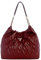 GUESS Damen EDA Large Hobo, Schultertasche, Burgunder