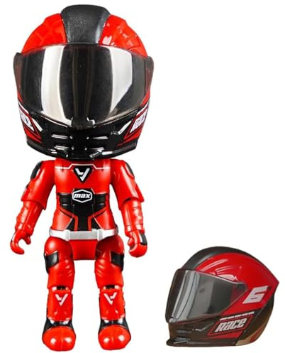 YGCHEN Motard Figurine d'action Transform Jouets Poupée Transformable de Casques de Moto Jouet Modèle de Moto Figurine Jouet de Transformation de Motard Enfant Anniversaire