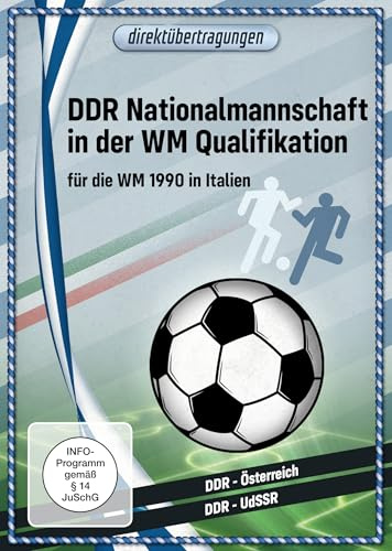 Direktübertragungen - DDR Nationalmannschaft in der WM-Qualifikation zur WM 1990 in Italien