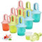 YYTECH 9 piezas Molde Helados Silicona, Mini Popsicle Mold Sin BPA, Bebe Niños Hacer Helados, Reutilizable Poleras Helado, Molde Helado Para Prepara Helado Casero