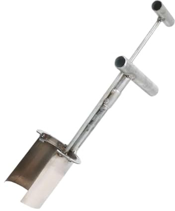 ZANGWAGRU Zwiebelpflanzer, Pflanzhilfe Für Blumenzwiebeln, Pflanzlochstecher Blumenzwiebel Pflanzwerkzeug Langstiel Garten Werkzeug Rasenstopfer Scharfe Verzahnung Für Zwiebeln Einpflanzen