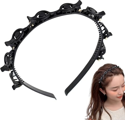 Doppel Ponykopfzahn - Zahnband Bland Braid Tool, Trendy Geflochtene