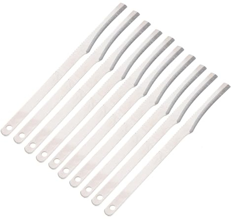 VICASKY 10 Stück Edelstahl Hornhautentferner Multifunktionales Pediküre Werkzeug Fußpflege Zubehör für Hand und Fußpflege