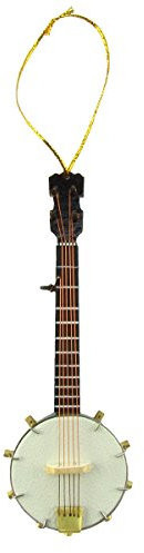Miniatur Banjo Musikinstrument Realistische Ornament