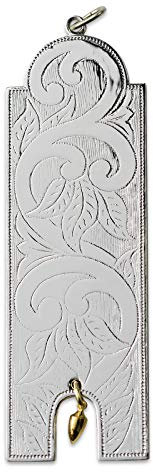 Junior Warden Blue Lodge Freimaureroffizier-Juwel – [Silber]