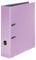 Falken PastellColor-Ordner 8 cm breit (5er Pack) DIN A4 Pastell-Farbe Flieder Ringordner Aktenordner Briefordner Büroordner Plastikordner Schlitzordner Motivordner