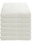 Julie Julsen 6er Pack Handtuch Chemikalien-Frei 600g/m² Natur weiß 50 x 100 cm 100% Baumwolle - Oeko TEX Std 100 Zertifizierung - Weich und Saugstark - Waschmaschinenfest