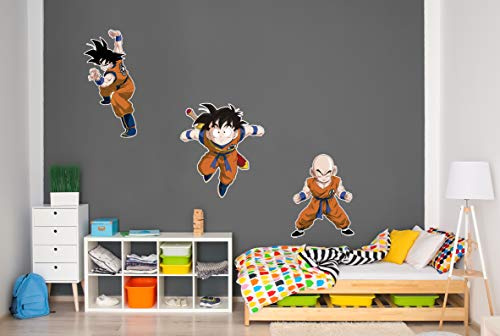 Oedim Wandaufkleber aus Vinyl Dragon Ball Z offizielles Produkt | 100 x 60 cm | Originalware | Vinyl Aufkleber | Dekoration | DBZ