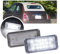 NSLUMO 2 Stuecke Fehlerfrei White LED Kennzeichenbeleuchtung Lampe Fur Abarth Fi.at 500/595/695 500C 595C 695C 312 C