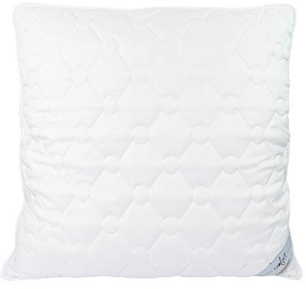 Traumschloss Kopfkissen »Comfort« 80x80cm mit Einer bauschigen Softfaserfüllung | seidiger Microfaserbezug | atmungsaktiv und pflegeleicht