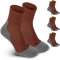 gipfelsport Wandersocken Herren & Damen, Outdoor Trekkingsocken | Hiking Socks, Wanderstrümpfe aus Merinowolle | Trekking Socken für Wandern mit extra Polster | Größe 39-41 I Braun, Dünn I 3x Paar