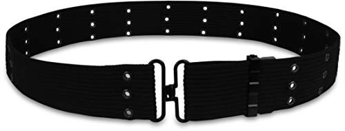Storfisk fishing & more Lochkoppel Schwarz, 6 cm breit, längenverstellbar bis 110 cm Hüftumfang
