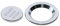 kwmobile Bague autoadhésive décorative Compatible avec Land Rover Jaguar Start-Stop Button - Touche Marche/Arrêt Auto - argenté
