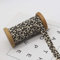 NC Strickband Leopardenmuster Über elastische Spule Falten DIY Nähen Craft Leopardenmuster Band Elastische Verzierung 50 Yards