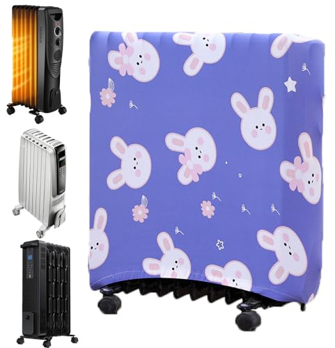 Yrzper Oil-Filled Radiator Dust Cover for Household Electric,Small Cover for Space ,Dust-Proof Portable (2 pattern, L)