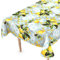 Tischdecke abwaschbar Wachstuch Wachstuchtischdecke 240 x 140cm Schnittkante Zitronen Gartentischdecke Wachstuch