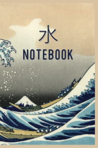 Water Notebook: Japanese Pocket Journal | The Great Wave Off Kanagawa Notebook | Edo Period - Ukiyo-e Art Print (4x6,80 Lined Pages)