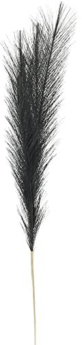 matches21 Feder Kunstzweig Dekozweige Kunstfeder Federstrauß Dekofeder Kunststoff 1 Stk 80 cm schwarz