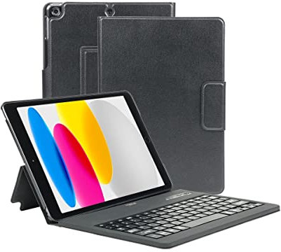 Mobilis - Custom - Cases MOBILIT Origine Case iPad 10.9IN G10 French Bluetooth Keyboard Black