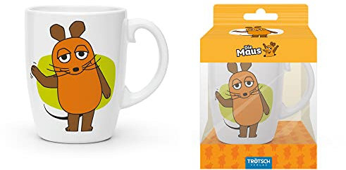 Trötsch Die Maus Kindertasse Geschenktasse aus Porzellan: Kaffeetasse Teetasse Geschenkidee Geschenk Tasse