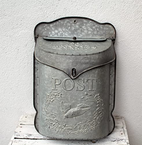 Briefkasten Nostalgie zinkfarben