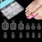 TOMICCA 120pcs Short False Toe nails, 12 Sizes Matte Acrylic Fake Toenail Tips Full Cover Artificial Toe Nails, 16mm Wide Big Toe Nails for Women Girls Nail Repair Nail Salon and Nail Art DIY