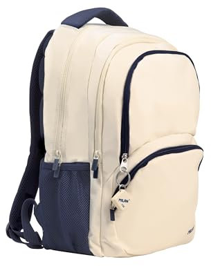 MILAN Unisex Serie1918 Schulrucksack, beige, Estandar