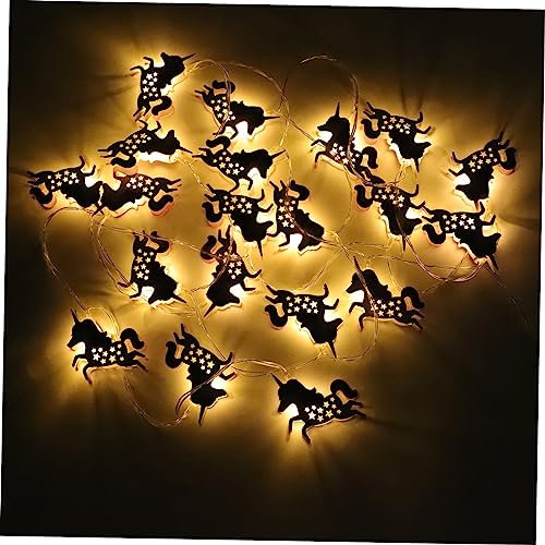 Alipis 2 Sätze Laternenpfahl aa- batterien fairy lights Weihnachtsnachtlicht leichtes Riemendekor warmes Innenlicht Licht für die Weihnachtsfeier Schmiedeeisen Dekorative Lichter Weiß