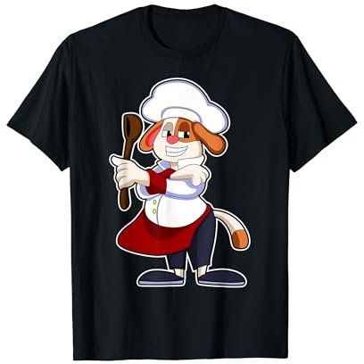 Chien Cuisinier Cuillère de cuisine Cuisiner T-Shirt
