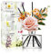 Cocodor Duftstäbchen mit Rosenblüten-Motiv, dunkle Vanille und Sandelholz, 190 ml, 1 Packung, Raumduft, ätherisches Öl, Stäbchen-Diffusor für Schlafzimmer, Badezimmer, Heimdekoration