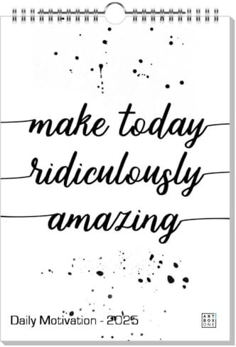 artboxONE Kalender 2026 Daily Motivation Wandkalender A4 2026 Typografie
