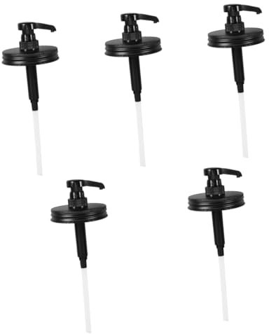 PRETYZOOM Lot De 5 Pompes À Sirop De Rechange Réutilisables Pour Sirop De Café Pour Et La Maison