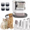 Kit de Aseo para Mascotas con aspiradora, cortapelos para Perros Ultra silencioso de 12000 Pa con contenedor de Polvo de 3,2 L, 4 peines Profesionales y 10 Accesorios, removedor de Pelo para Mascotas