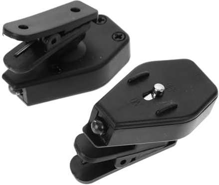 HOMSFOU Lámpara Led Clip Para Gafas Luz De Libro 2 Unidades Plástico Abs Luz Portátil Para Lectura Nocturna Viaje Estudio Mantenimiento