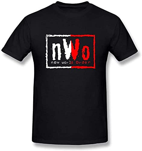 Mens Vintage T-Shirt NWO Logo Black T-Shirts & Hemden(X-Large)