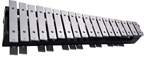 Holzrahmen, 30 Noten, Faltbares Glockenspiel, Xylophon, Aluminiumstäbe, Musikinstrument mit Tasche