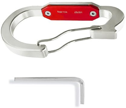 NONGYU Haltbares Antifall-Seilgreifwerkzeug, automatische Verriegelung, Seilspanner, Fallfeststell-Clip für Outdoor-Sportbegeisterte