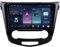 Android 13 2 DIN Pantalla Táctil Radio de 10 para Nissan Qashqai J11 Nissan X trail T32 2014-2017 Radio coche con Navegación GPS Bluetooth Radio FM Cámara Trasera Multimedia pantalla para coche(A1 1+