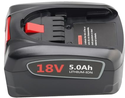 Seilylanka Batteria Li-ion 18V 5.0Ah per Bosch,Compatibile con PBA PSB PSR Series, 18V Bosch Green Power Tools Series, attrezzature domestiche e giardino,per utensile elettrico Gardena 18V