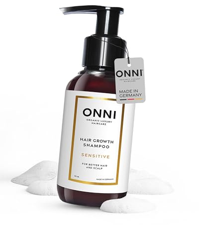 ONNI – SENSITIVE sanftes Shampoo für Haarwachstum 100ml Reisegröße – Haarpflege mit Follicusan, Aloe Vera & Glycerin – Hair Growth Haarshampoo ohne ätherische Öle & Duftstoffe – silikon- & parabenfrei