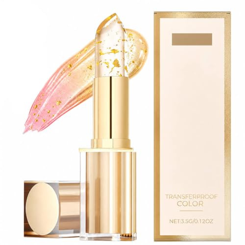 BGASWR Rossetto Adattivo 1 Pezzo – Balsamo Labbra PH-Reattivo – Da Trasparente a Rosa Personalizzato – Con Acido Ialuronico & Vitamina E – Idratazione 24h