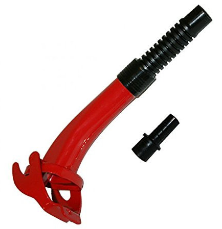 Ausgießer flexibel Einfüllstutzen Rot für Metall Stahlblechkanister