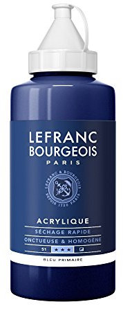 Lefranc Bourgeois Acrylique Fine Bouteille 750ml Bleu Primaire