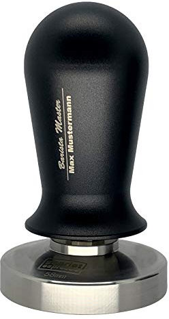 scarlet espresso | kalibrierter Tamper »Perfetto« für Barista - Mit persönlicher Namenslasergravur im Griff (57 mm)
