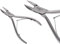 Pinza per unghie – strumento per podologia, pinza per unghie extra strette – in acciaio inox – Curvo/taglio curvo – diverse misure – modello sottile (12,5 cm)