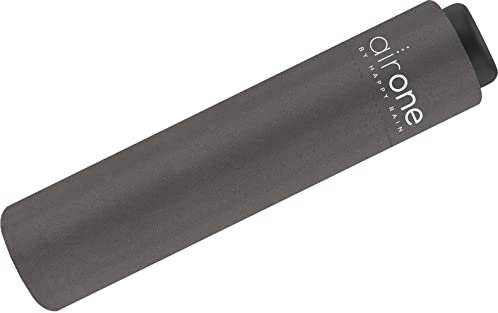 happy rain Air One Taschenschirm, Brauner Granit, 90 cm