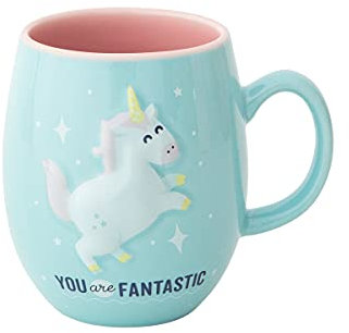 Mr. Wonderful Tazza, Ceramica, Multicolore, 1 unità (Confezione da 1)