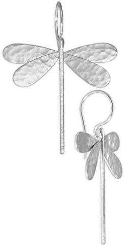 Statement Libellen-Ohrhänger aus 925 Sterlingsilber – naturinspiriert, ausdrucksstark und hypoallergen – leicht zu tragen – handmade by Emmanuela