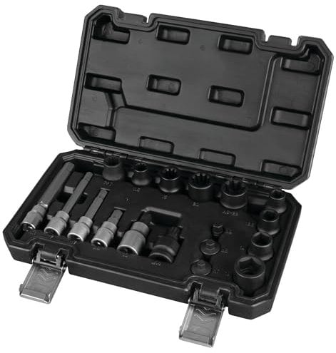 Performance Tool W86025 Brake Caliper Socket Set (18 Pieces)